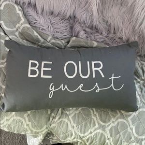 Decorative Throw Pillow Be Our Guest